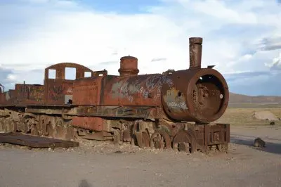 Locomotive Cemetery  Uyuni  Bolivia