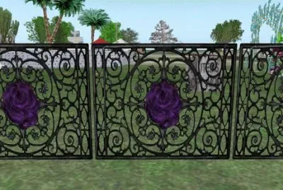 פאזל של Purple Rose Fence