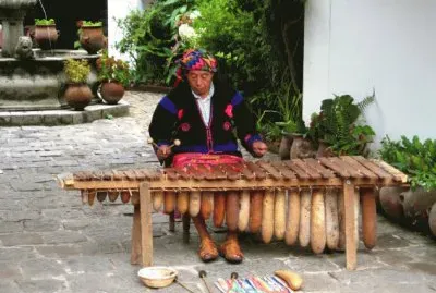 Mayan Marimba  player  Guatemala