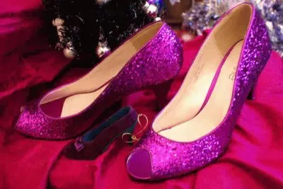 Sparkley Christmas Glitter Shoes jigsaw puzzle
