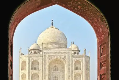 Vista del Taj Mahal