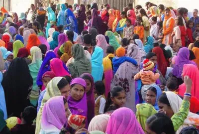 Colorful Market in India