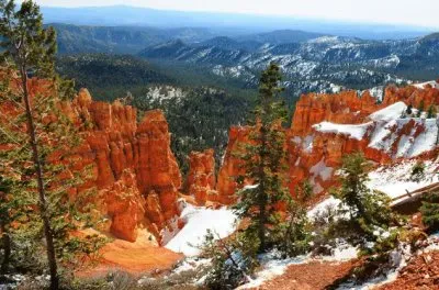 Bryce Canyon National Park in Winter  Utah