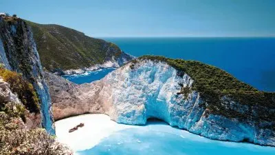 Greek Coast and a small Beach jigsaw puzzle
