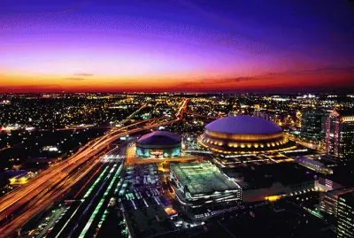 Superdome on Route 10-New Orleans jigsaw puzzle