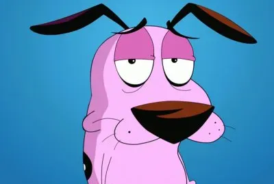 perro cobarde