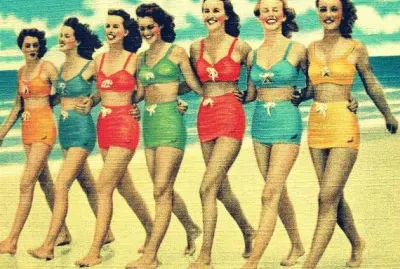 Retro Beach Babes jigsaw puzzle