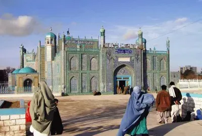 Blue Mosque in Mazar al Sharif  Afghanistan