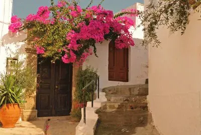 Street at Lindos  Greece