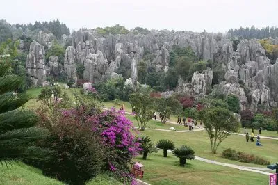 Stone Forest outside Kunming  Yunnan  China