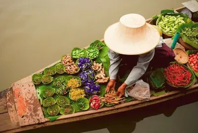 Damnoen Saduak  Floating Market  Thailand