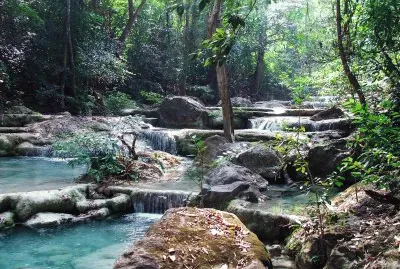 Erewan falls Kanchananburi Thailand