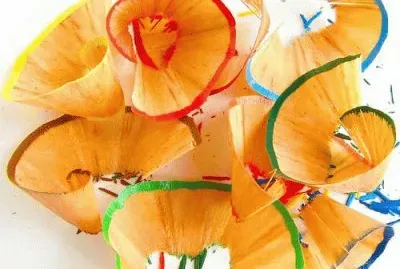 Pencil milling waste