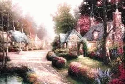 פאזל של romantic village-37