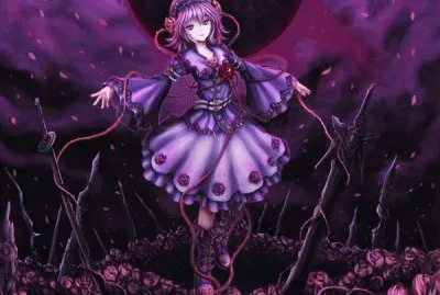 Purple Video Game Girl