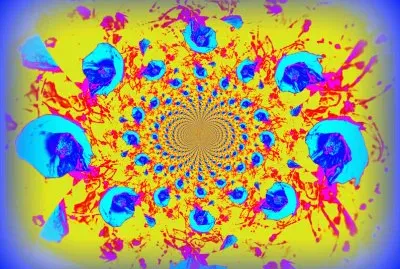 פאזל של Blue Flowers