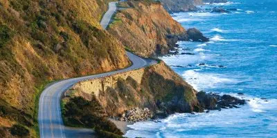 Scenic Drive Along Pacific Coast Highway