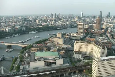 City skyline from The Eye
