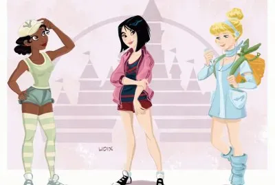 Tiana Mulan Cinderella