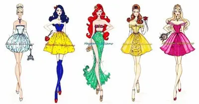 Cinderella SnowWhite Ariel Belle Aurora