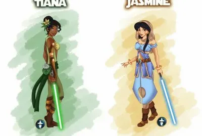 StarWars Tiana Jasmine jigsaw puzzle