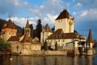 Oberhofen Castle Lake Thun  Switzerland