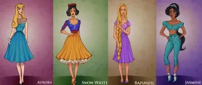Aurora SnowWhite Rapunzel Jasmine