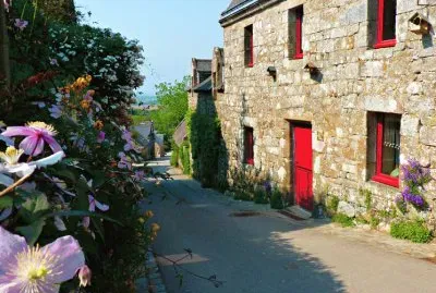 Street in Locronan Alsace  France
