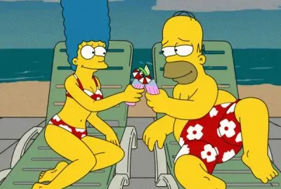 פאזל של homero y marge