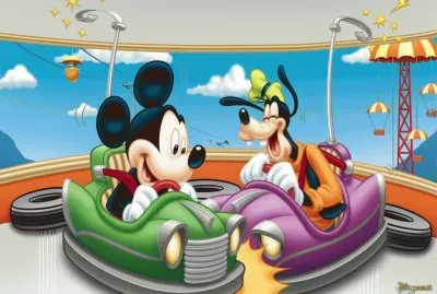 Mickey and Goofy