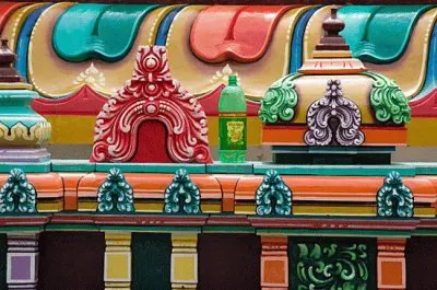 Part of Sri Mariamman Temple  Kuala Lumpur