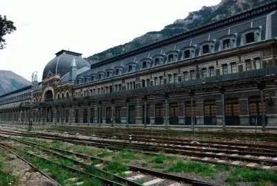 EstaciÃ³n de trenes de Canfranc. EspaÃ±a.
