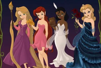 Rapunzel Giselle Tiana Aurora