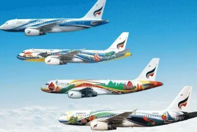 Colorful  Bangkok Airways