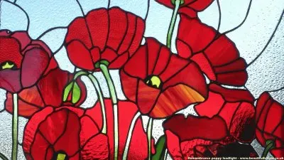Poppy Leadlight jigsaw puzzle