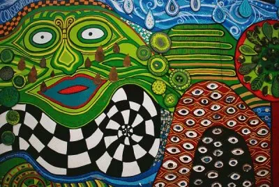 Friedrich Hundertwasser art in New Zealand