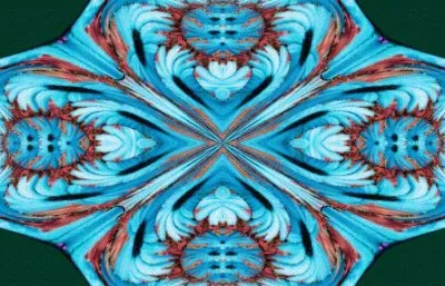 Blue Floral jigsaw puzzle