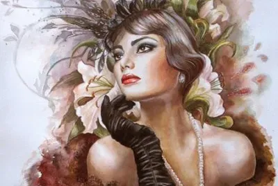Lady jigsaw puzzle
