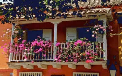 Balcony with Flowers jigsaw puzzle