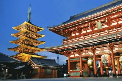 The Asakusa Temple Tokyo