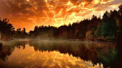 Troubled Orange Sky