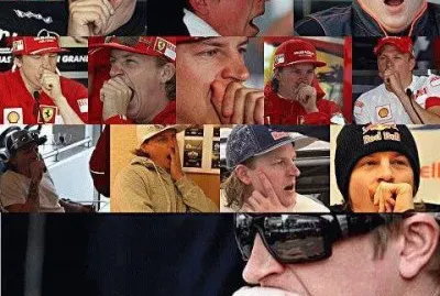 Kimi yawning