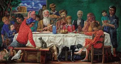 Antonio Berni  "Domingo en la chacra "