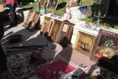 fotografias de los puestos del rastrillo de Jerez