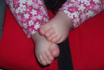 Los pies regordetes de mi princesa