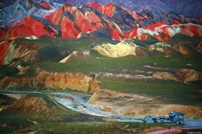פאזל של Rainbow Mountains China