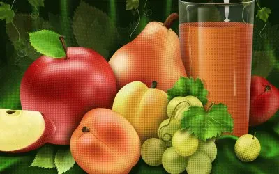 Fruit juice and fresh Fruit