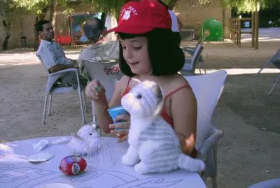 Un helado despues de jugar jigsaw puzzle