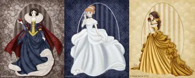 SnowWhite Cinderella Belle