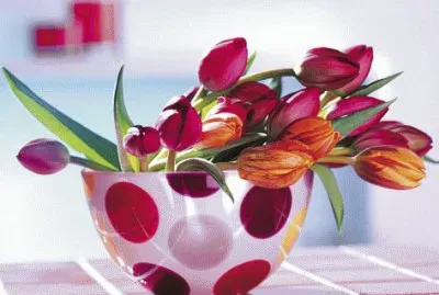פאזל של Tulips and Dots
